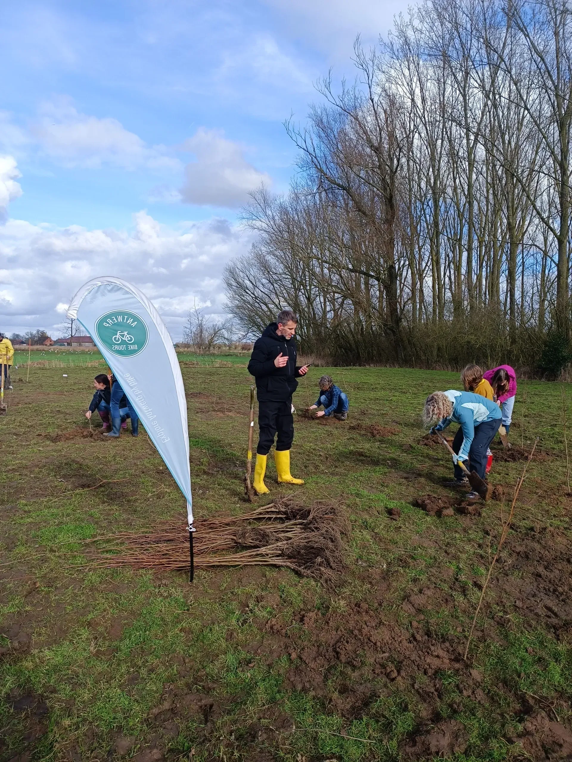 Onze eerste plantactie